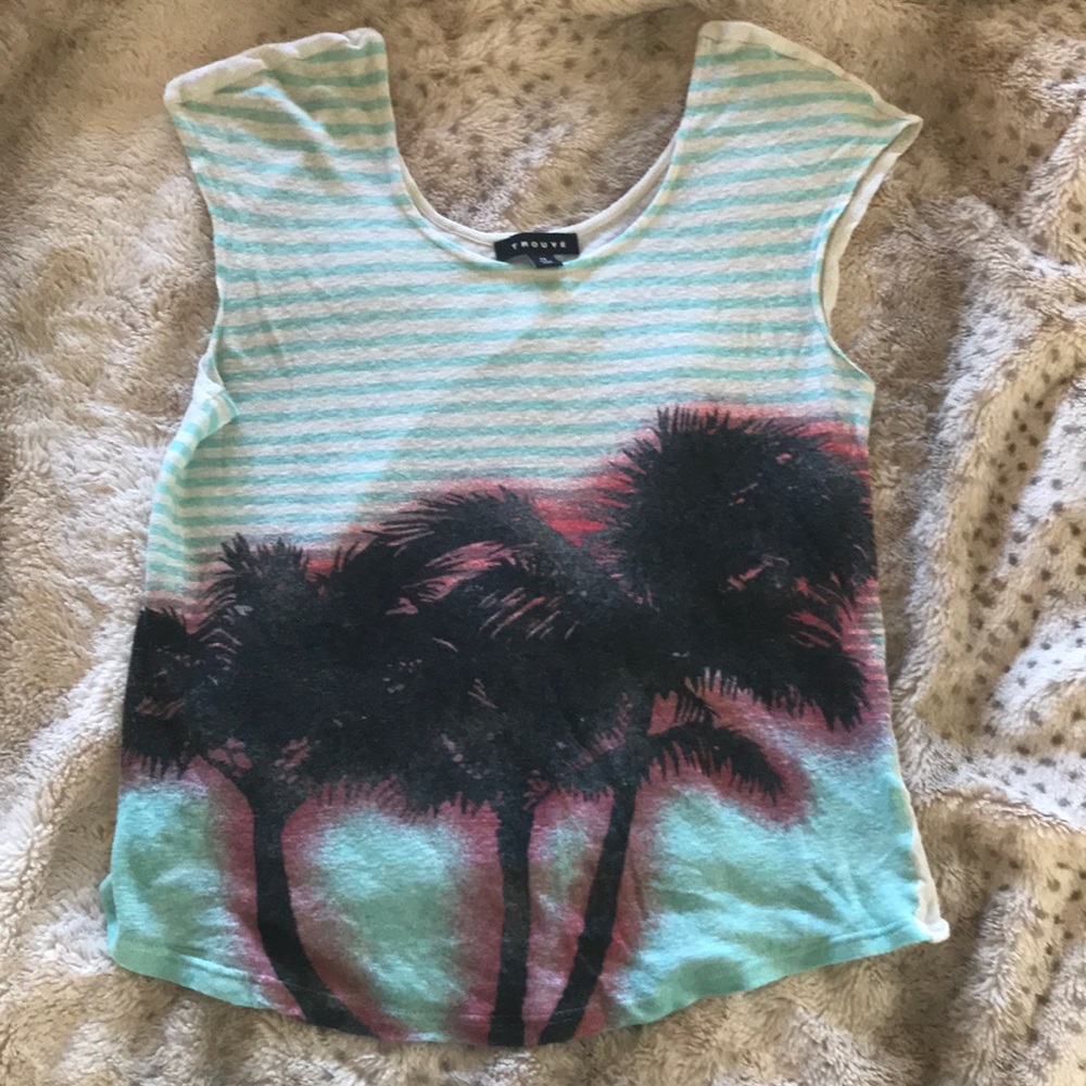 Trouve Linen/Rayon Tank